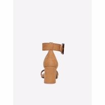 ONLY Høje Sandaler Amanda Cognac